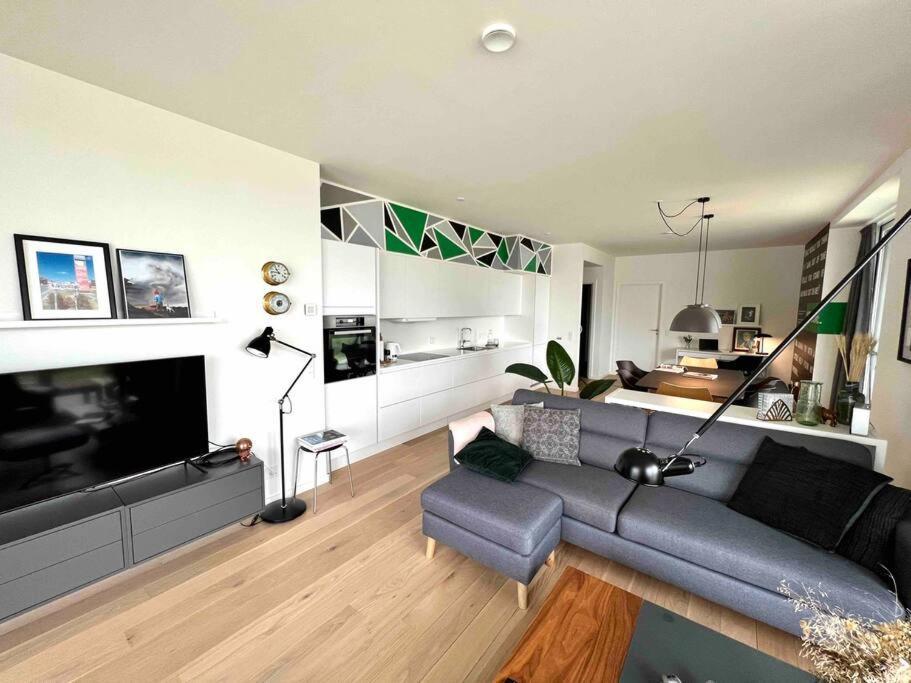Bo Med Stil Og Udsigt Til Aarhus Lystbadehavn Apartment Ngoại thất bức ảnh