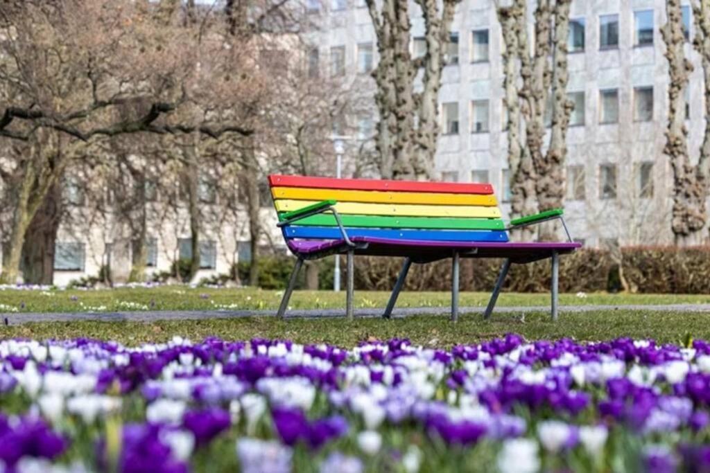 Bo Med Stil Og Udsigt Til Aarhus Lystbadehavn Apartment Ngoại thất bức ảnh